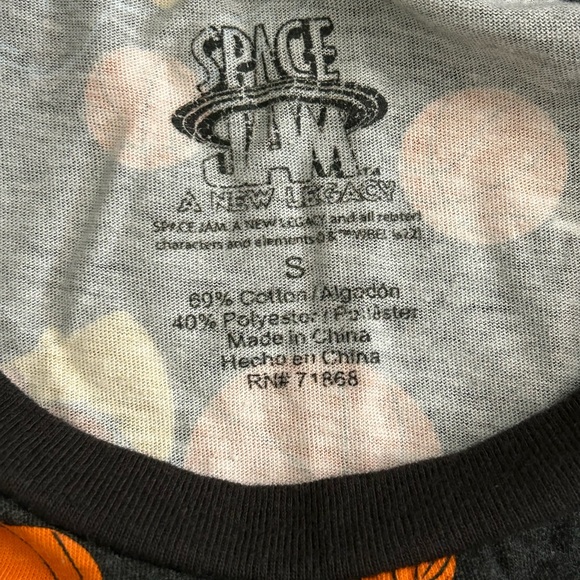 Space Jam Black Looney Tunes Graphic T-Shirt - Picture 3 of 6